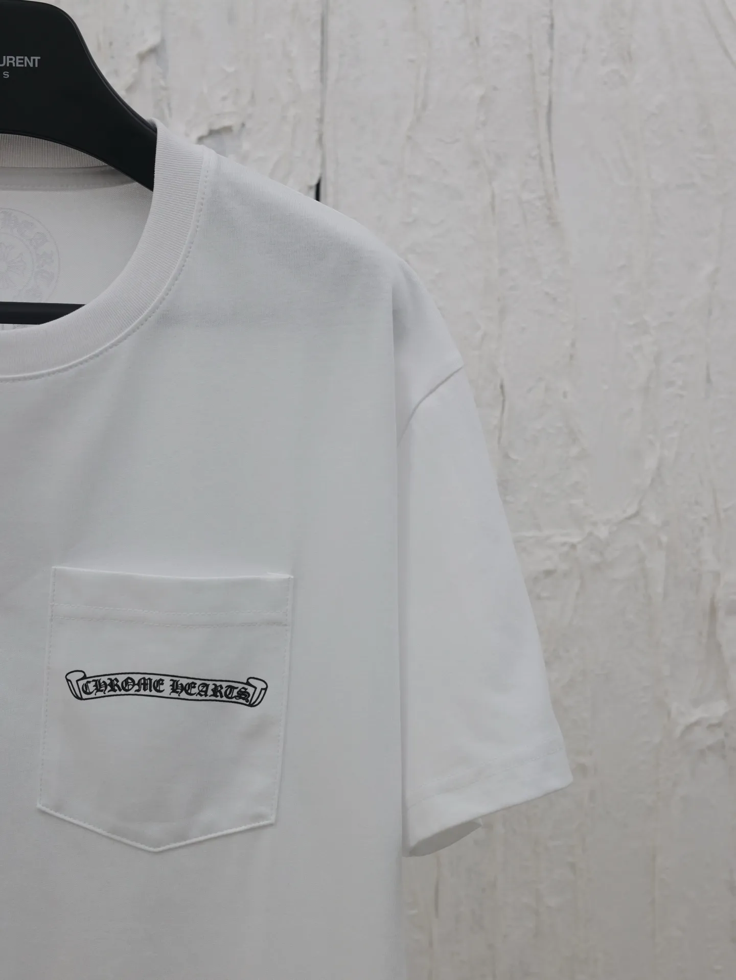 🅿️270 Come Hearts*/Cro Hearts 25SS back snowflake cross short-sleeved T-shirt. The fabric is made of 26-woven 200g cotton. The printing uses special imported slurry. Customized supporting accessories. Size: S/M/L